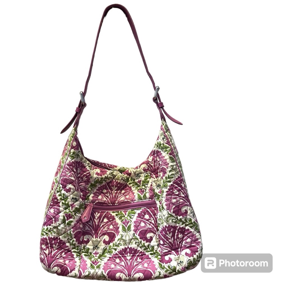 Vera Bradley Elite Hobo Bag Tote Shoulder Bag in Julep Tulip Retired Print